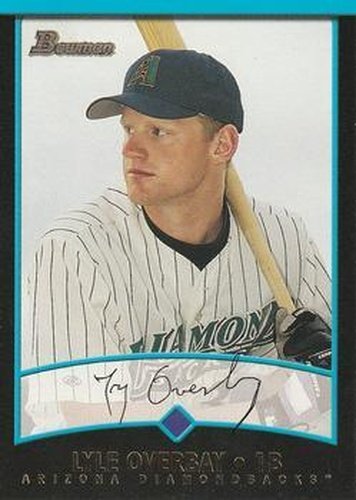 #323 Lyle Overbay - Arizona Diamondbacks - 2001 Bowman Baseball