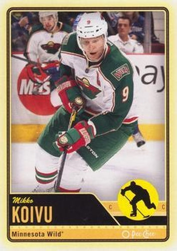 #323 Mikko Koivu - Minnesota Wild - 2012-13 O-Pee-Chee Hockey