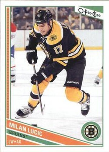 #323 Milan Lucic - Boston Bruins - 2013-14 O-Pee-Chee Hockey