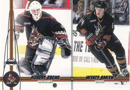 #323 Robert Esche / Wyatt Smith - Phoenix Coyotes - 2000-01 Pacific Hockey
