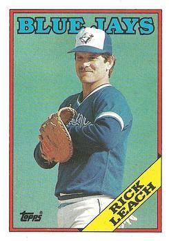 #323 Rick Leach - Toronto Blue Jays - 1988 Topps Baseball