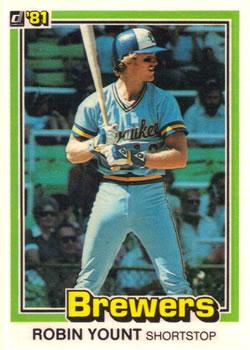 #323 Robin Yount - Milwaukee Brewers - 1981 Donruss Baseball