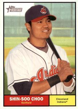 #323 Shin-Soo Choo - Cleveland Indians - 2010 Topps Heritage Baseball
