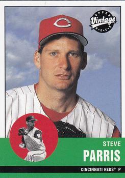 #323 Steve Parris - Cincinnati Reds - 2001 Upper Deck Vintage Baseball