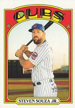 #323 Steven Souza Jr. - Chicago Cubs - 2021 Topps Heritage Baseball