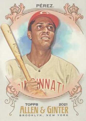 #323 Tony PŽrez - Cincinnati Reds - 2021 Topps Allen & Ginter Baseball