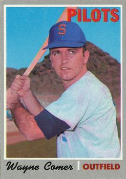#323 Wayne Comer - Seattle Pilots - 1970 Topps Baseball