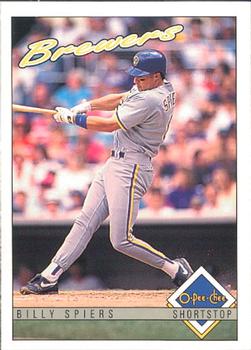 #323 Bill Spiers - Milwaukee Brewers - 1993 O-Pee-Chee Baseball