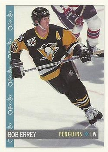 #323 Bob Errey - Pittsburgh Penguins - 1992-93 O-Pee-Chee Hockey