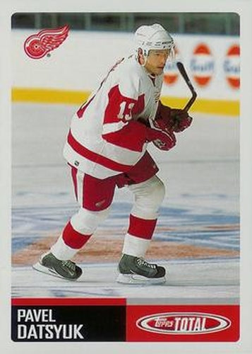 #323 Pavel Datsyuk - Detroit Red Wings - 2002-03 Topps Total Hockey