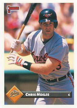 #323 Chris Hoiles - Baltimore Orioles - 1993 Donruss Baseball