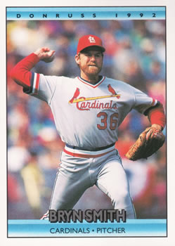 #323 Bryn Smith - St. Louis Cardinals - 1992 Donruss Baseball