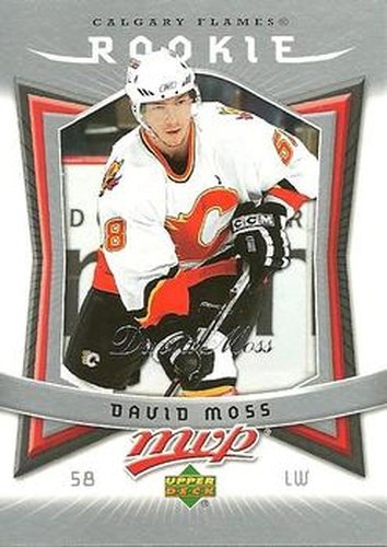 #323 David Moss - Calgary Flames - 2007-08 Upper Deck MVP Hockey