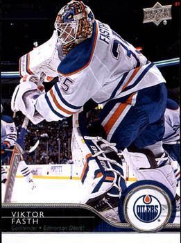 #323 Viktor Fasth - Edmonton Oilers - 2014-15 Upper Deck Hockey