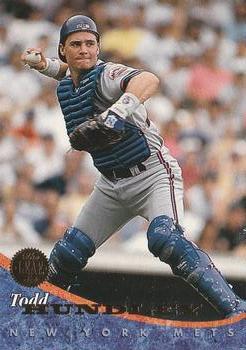 #323 Todd Hundley - New York Mets - 1994 Leaf Baseball