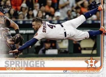 #323a George Springer - Houston Astros - 2019 Topps Baseball