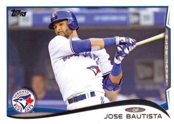 #323b Jose Bautista - Toronto Blue Jays - 2014 Topps Baseball