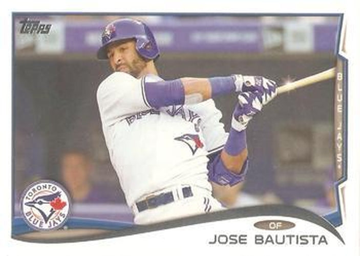 #323c Jose Bautista - Toronto Blue Jays - 2014 Topps Baseball