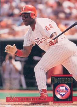 #101 Wes Chamberlain - Philadelphia Phillies - 1994 Donruss Baseball