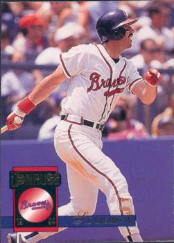 #118 Sid Bream - Atlanta Braves - 1994 Donruss Baseball