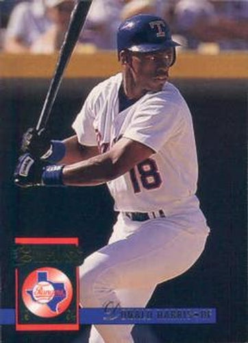 #133 Donald Harris - Texas Rangers - 1994 Donruss Baseball