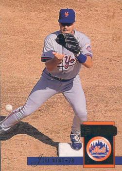 #185 Jeff Kent - New York Mets - 1994 Donruss Baseball