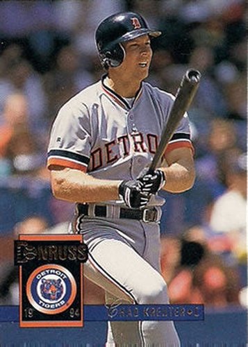 #224 Chad Kreuter - Detroit Tigers - 1994 Donruss Baseball