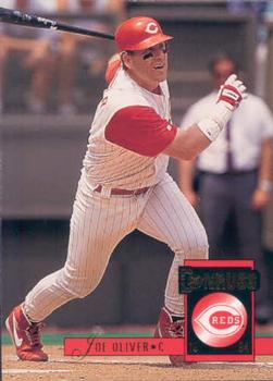 #249 Joe Oliver - Cincinnati Reds - 1994 Donruss Baseball