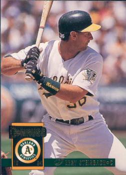 #254 Terry Steinbach - Oakland Athletics - 1994 Donruss Baseball
