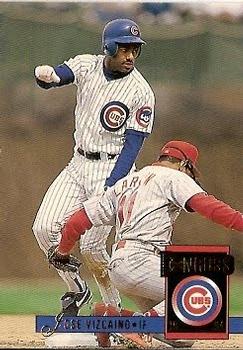 #291 Jose Vizcaino - Chicago Cubs - 1994 Donruss Baseball