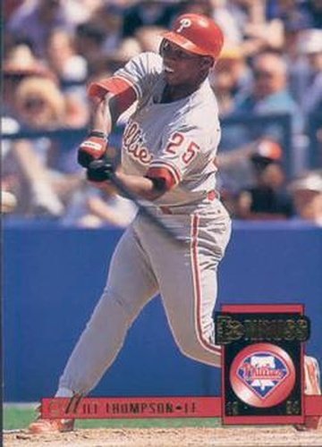 #301 Milt Thompson - Philadelphia Phillies - 1994 Donruss Baseball
