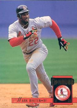 #311 Mark Whiten - St. Louis Cardinals - 1994 Donruss Baseball