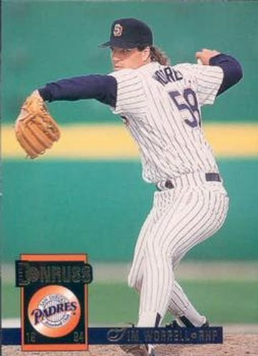 #318 Tim Worrell - San Diego Padres - 1994 Donruss Baseball