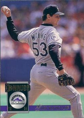 #323 Gary Wayne - Colorado Rockies - 1994 Donruss Baseball
