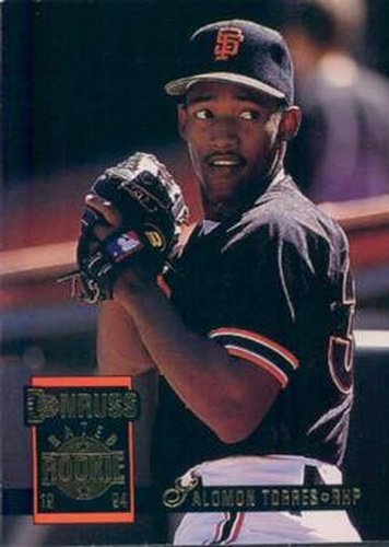#327 Salomon Torres - San Francisco Giants - 1994 Donruss Baseball