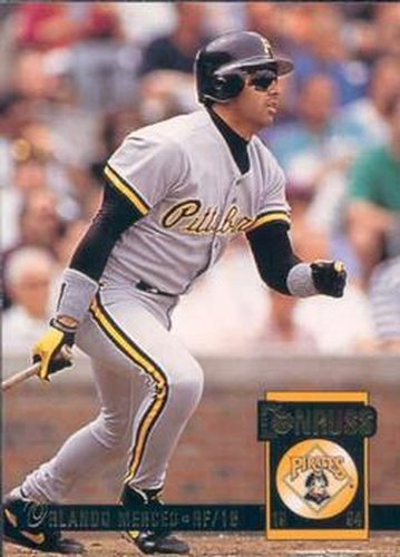 #334 Orlando Merced - Pittsburgh Pirates - 1994 Donruss Baseball