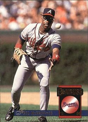 #342 Fred McGriff - Atlanta Braves - 1994 Donruss Baseball