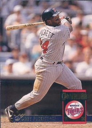 #343 Kirby Puckett - Minnesota Twins - 1994 Donruss Baseball