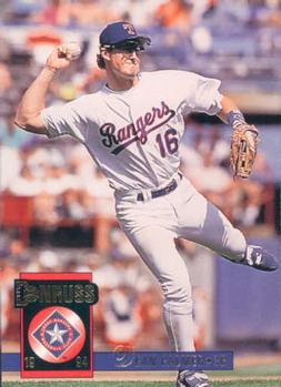 #355 Dean Palmer - Texas Rangers - 1994 Donruss Baseball