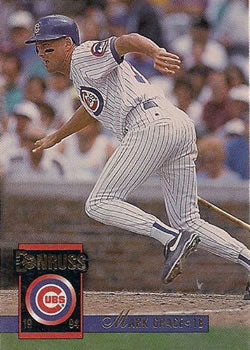 #358 Mark Grace - Chicago Cubs - 1994 Donruss Baseball