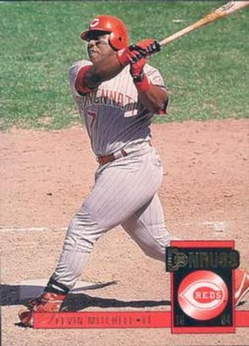 #377 Kevin Mitchell - Cincinnati Reds - 1994 Donruss Baseball