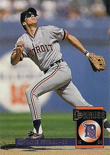 #378 Travis Fryman - Detroit Tigers - 1994 Donruss Baseball