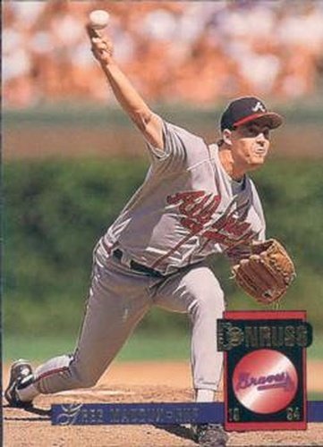 #380 Greg Maddux - Atlanta Braves - 1994 Donruss Baseball