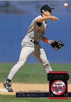 #392 Pat Meares - Minnesota Twins - 1994 Donruss Baseball