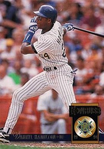 #398 Darryl Hamilton - Milwaukee Brewers - 1994 Donruss Baseball