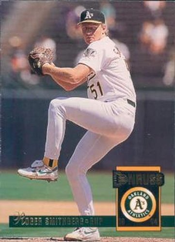 #421 Roger Smithberg - Oakland Athletics - 1994 Donruss Baseball