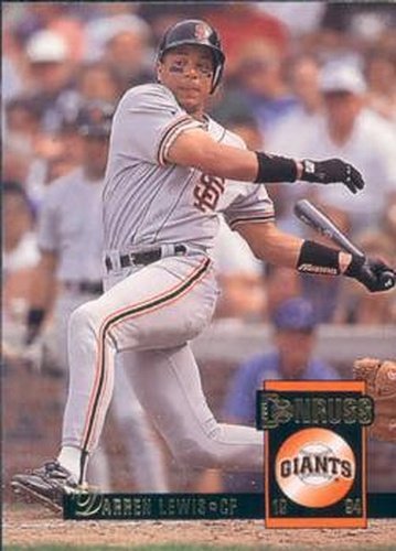#424 Darren Lewis - San Francisco Giants - 1994 Donruss Baseball