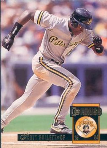 #431 Scott Bullett - Pittsburgh Pirates - 1994 Donruss Baseball