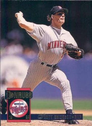 #437 Scott Erickson - Minnesota Twins - 1994 Donruss Baseball