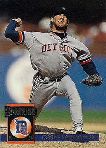 #496 Mike Henneman - Detroit Tigers - 1994 Donruss Baseball